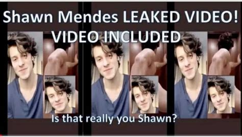 shawn mendez leaked video